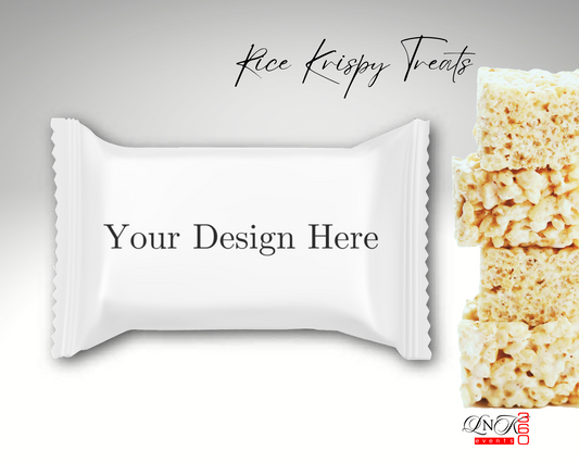 Custom Rice Krispy Treat Wrapper (filled) 12pk