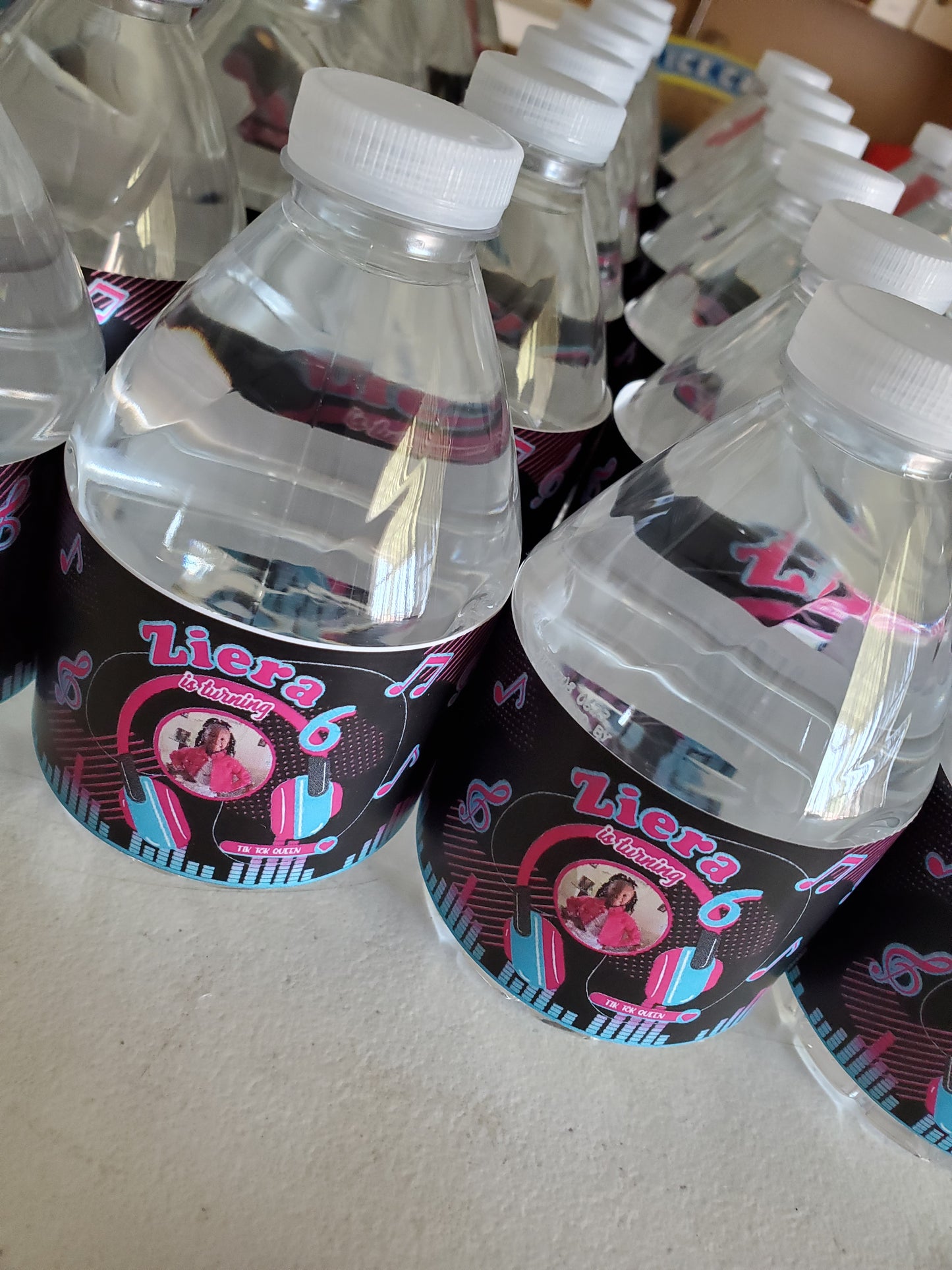 Custom 8oz Water bottles 12pk